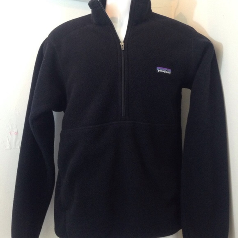 Black 1/2 Zip Patagonia Synchilla Mens M